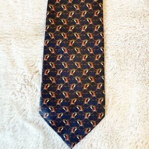 LOONEY TUNES Vintage Navy Blue Tasmanian Devil 1998 Men’s Tie